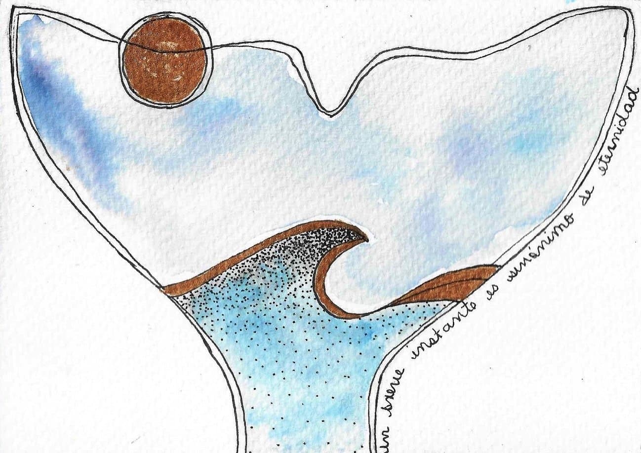 Ballena — watercolor