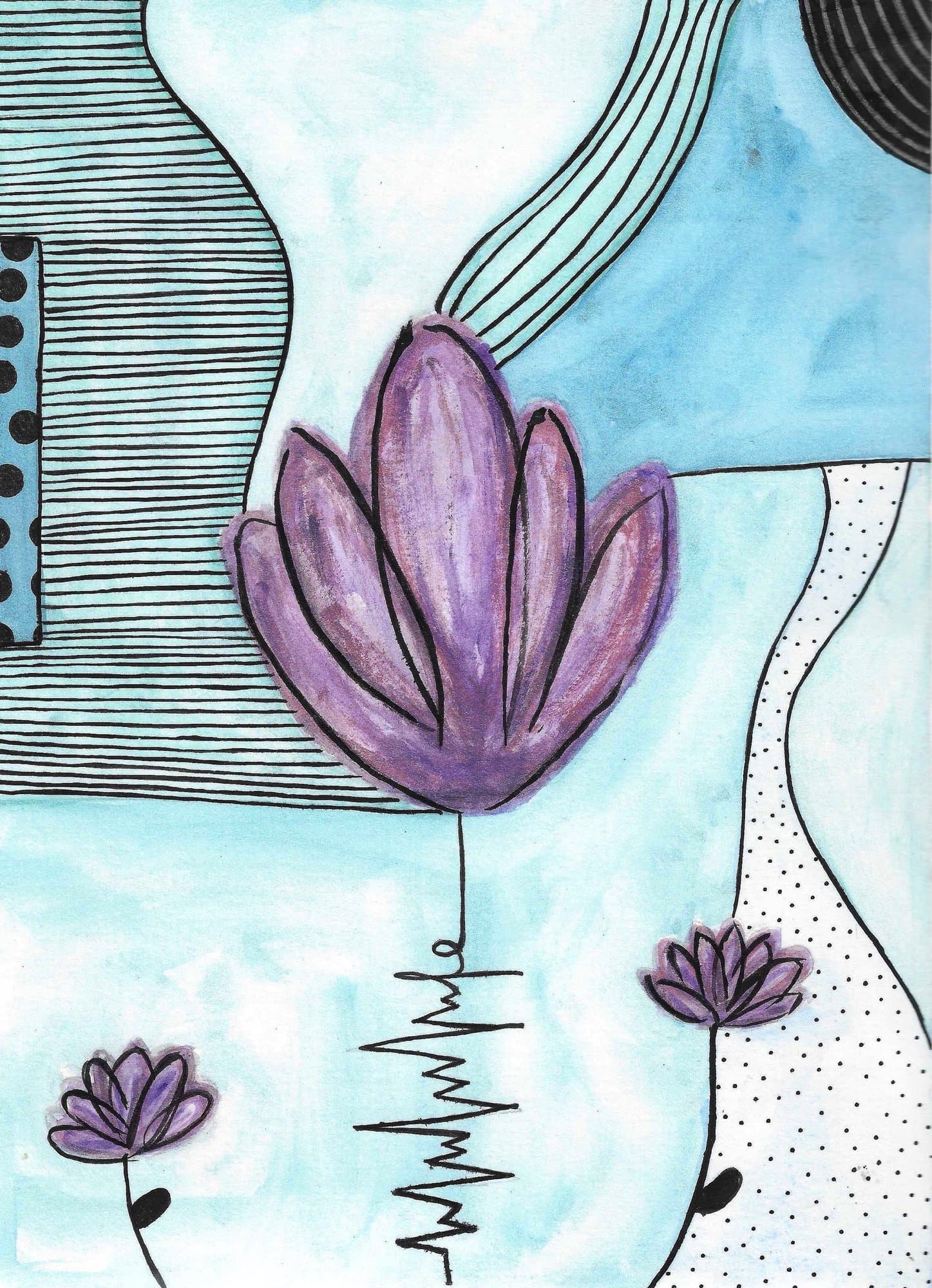 Fe — watercolor