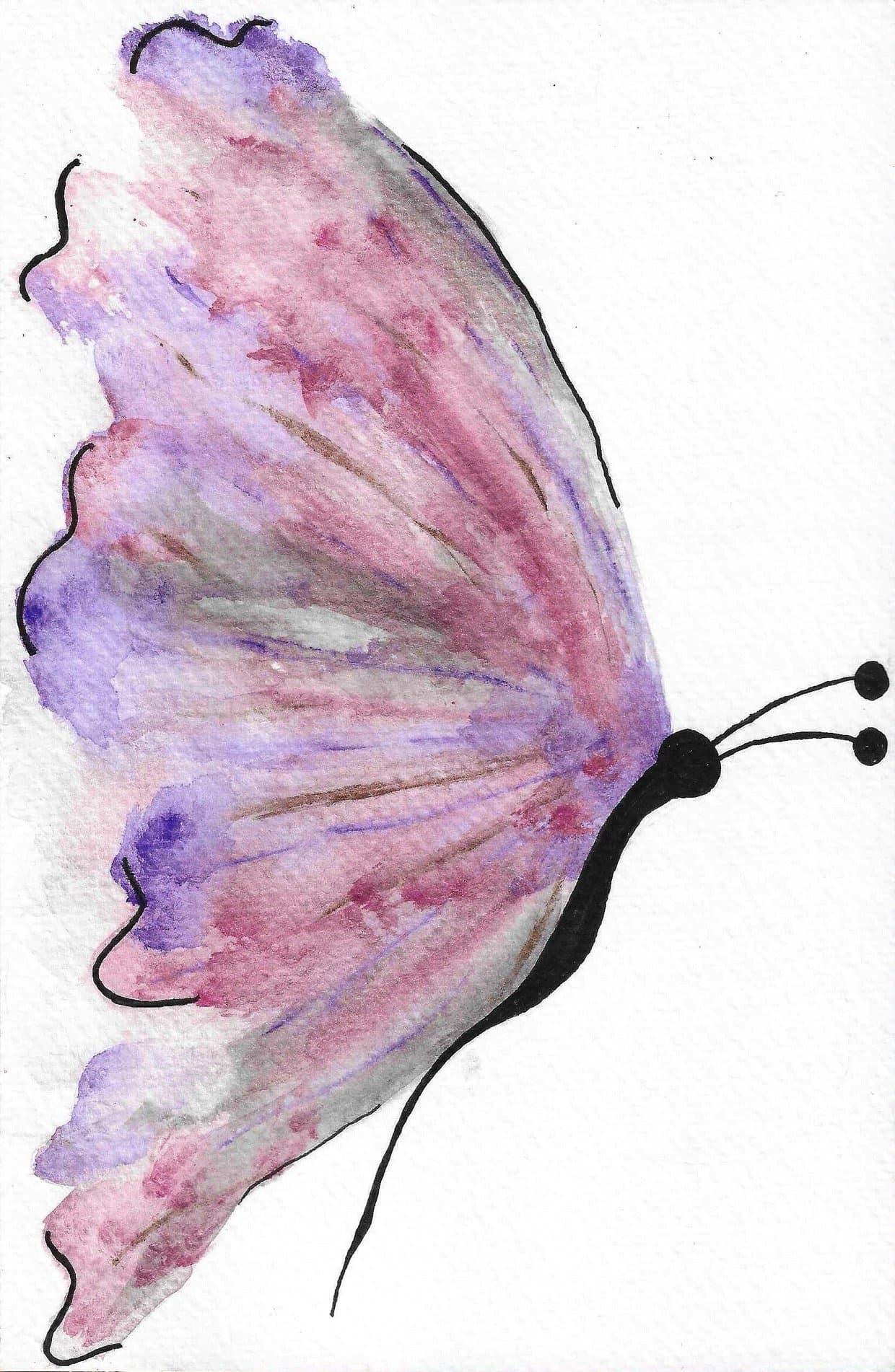 Mariposa — watercolor
