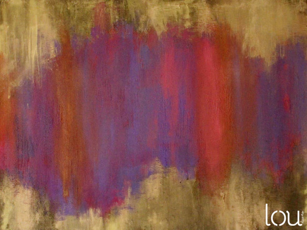 A lo alto — Técnica mixta sobre lienzo