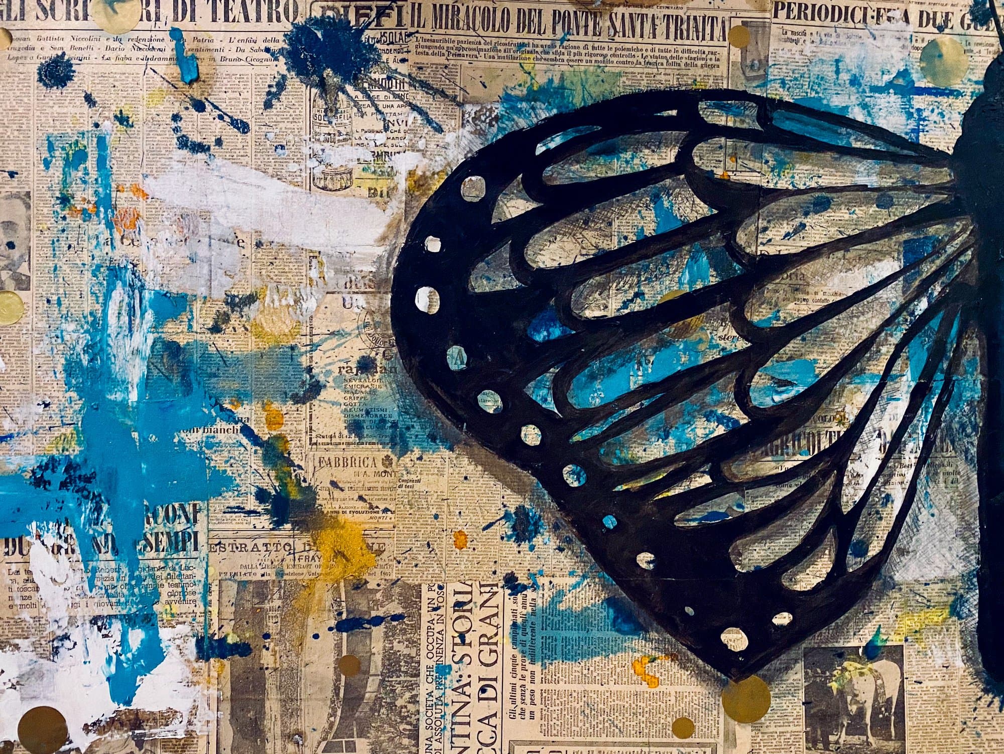 Vuela — técnica mixta