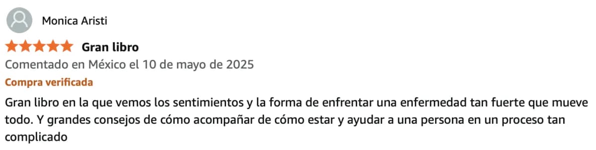 Reseña de Monica Aristi - 5 estrellas